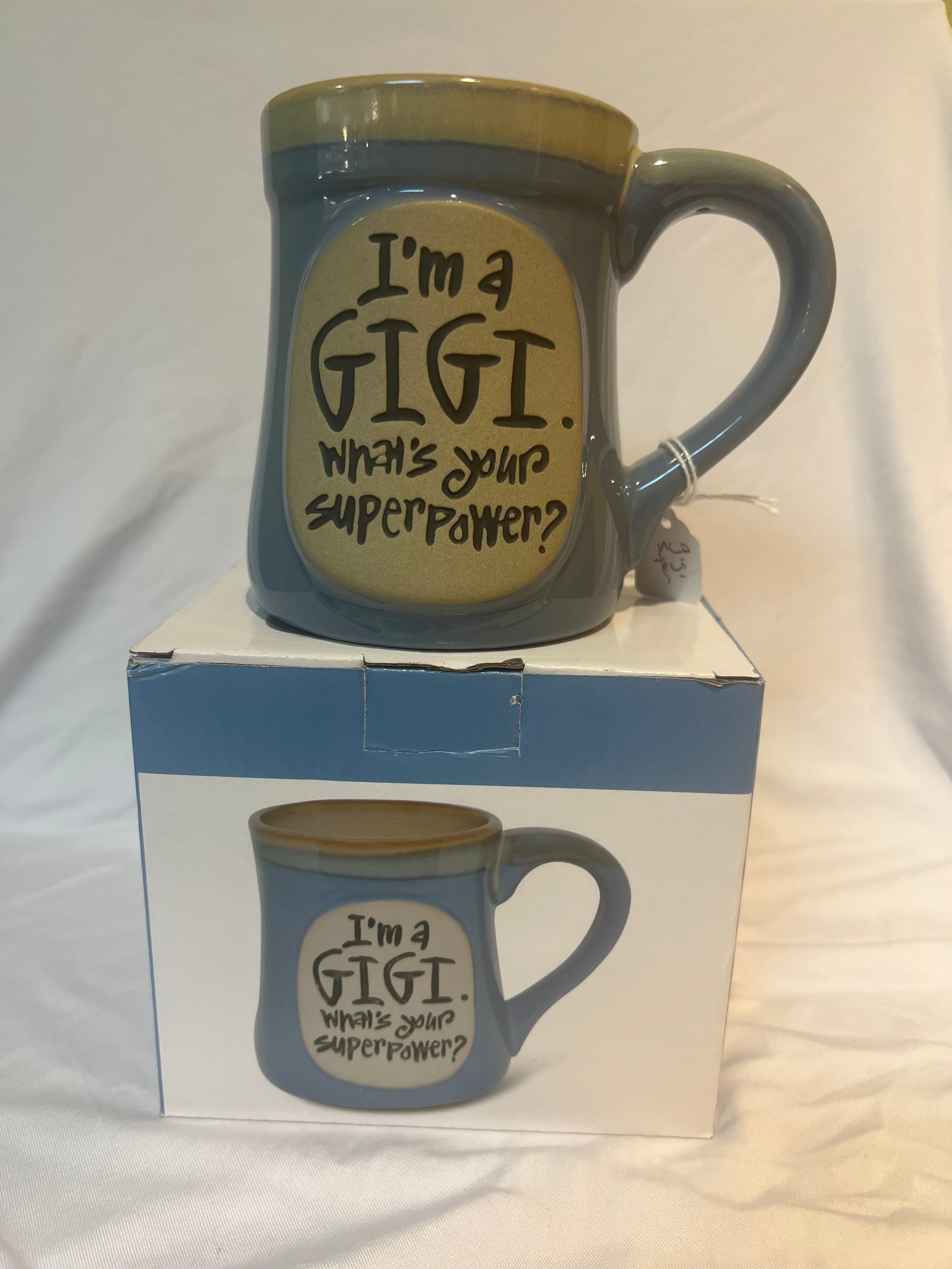 “I’m a Gigi. What’s your superpower?” Mug