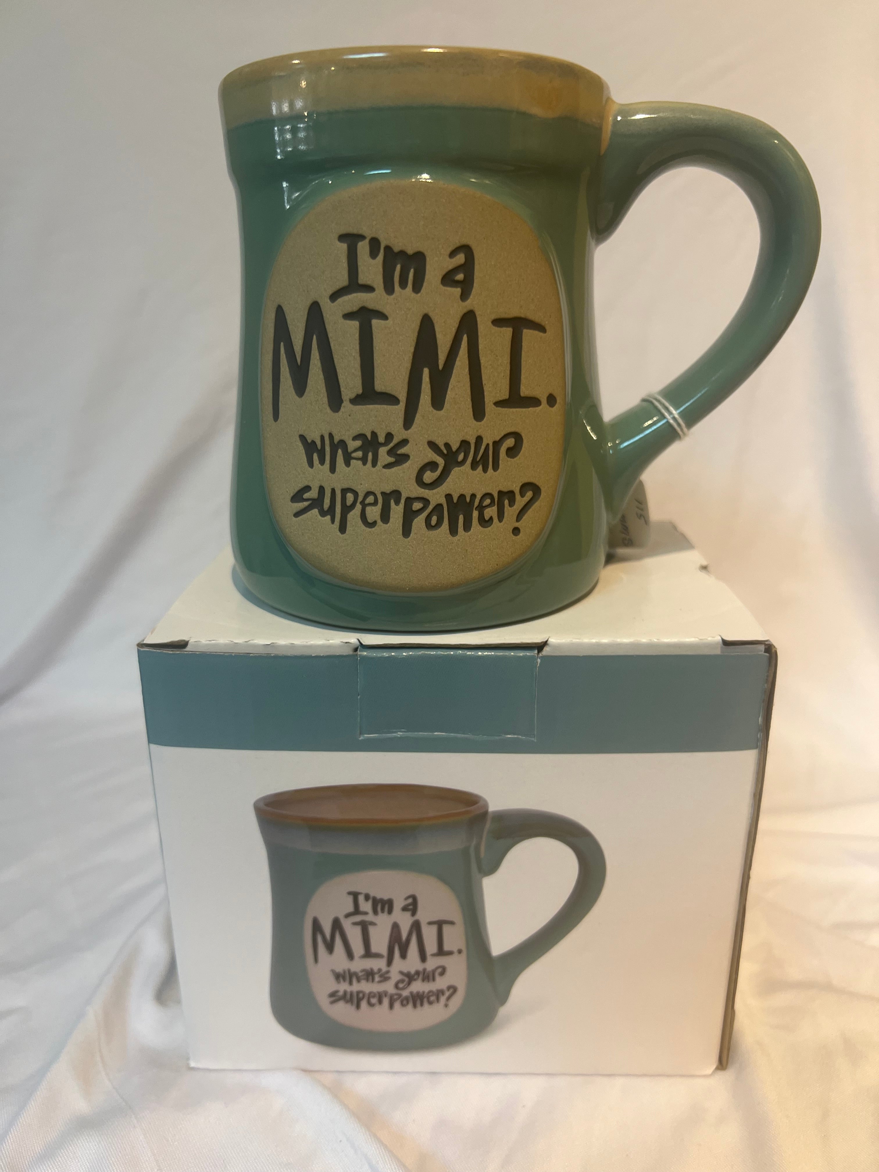 “I’m a Mimi. What’s your superpower?” Mug