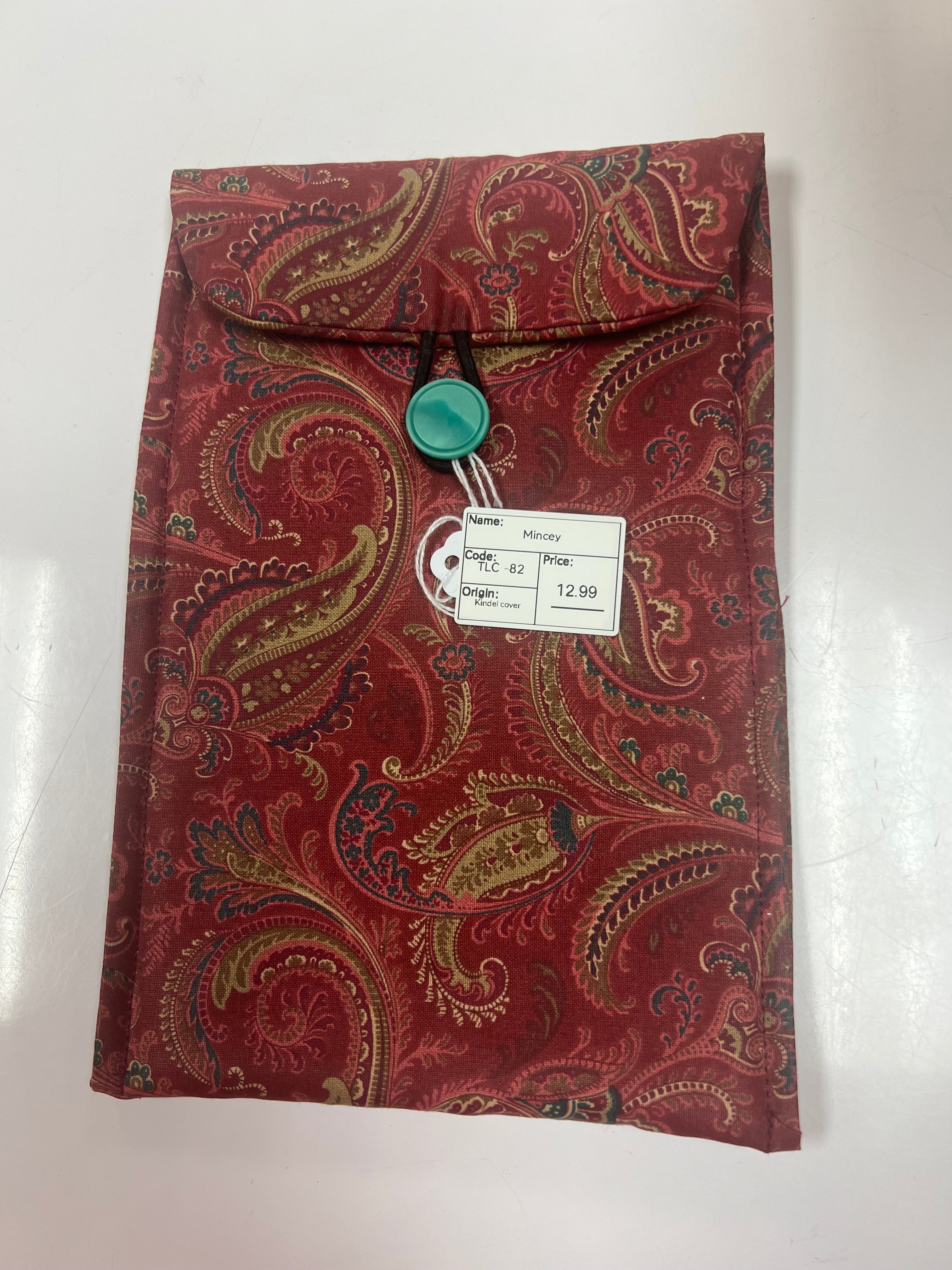 Burgundy Paisley Kindle Cover