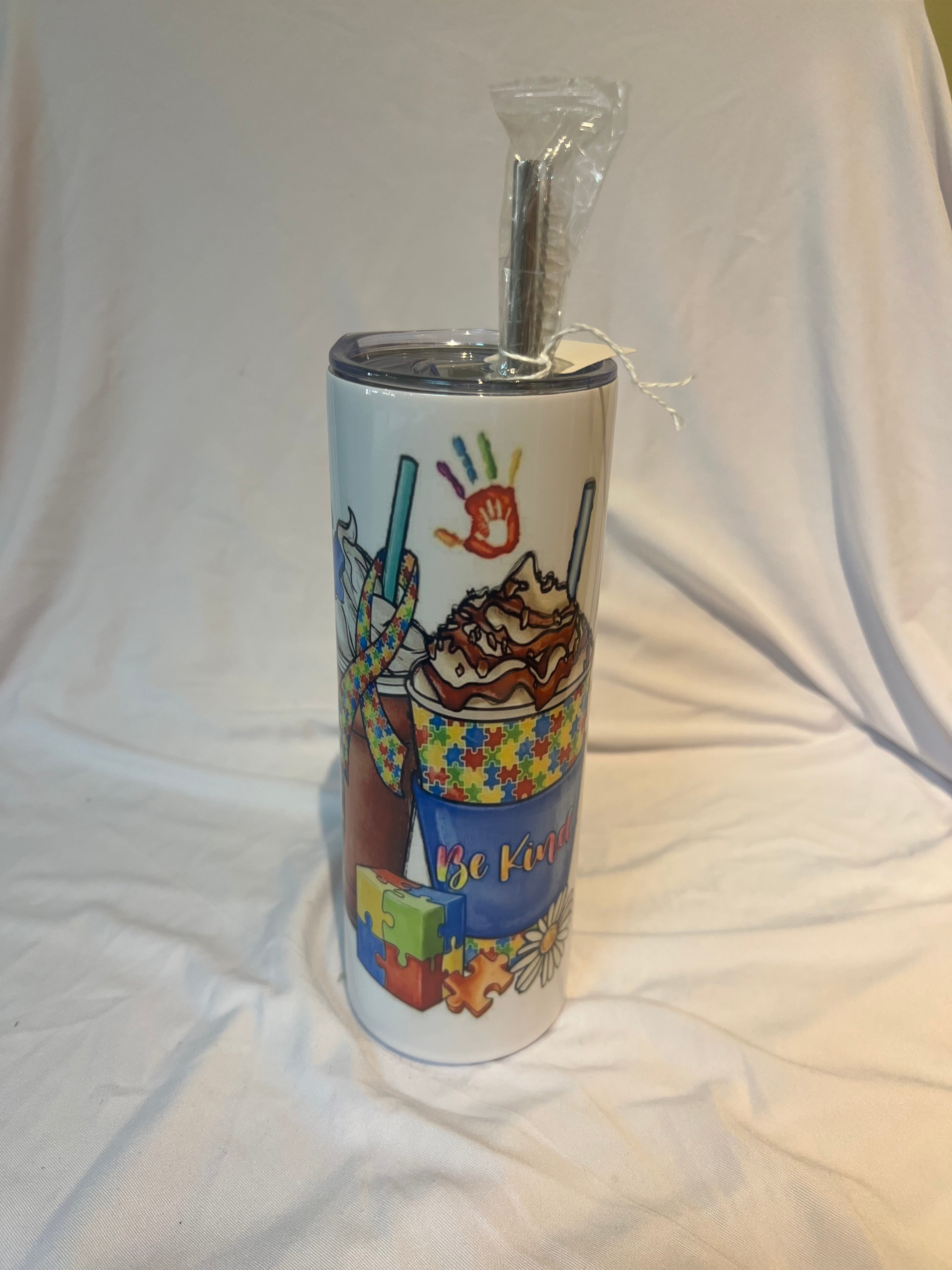 “ Be Kind “ Autism Tumbler