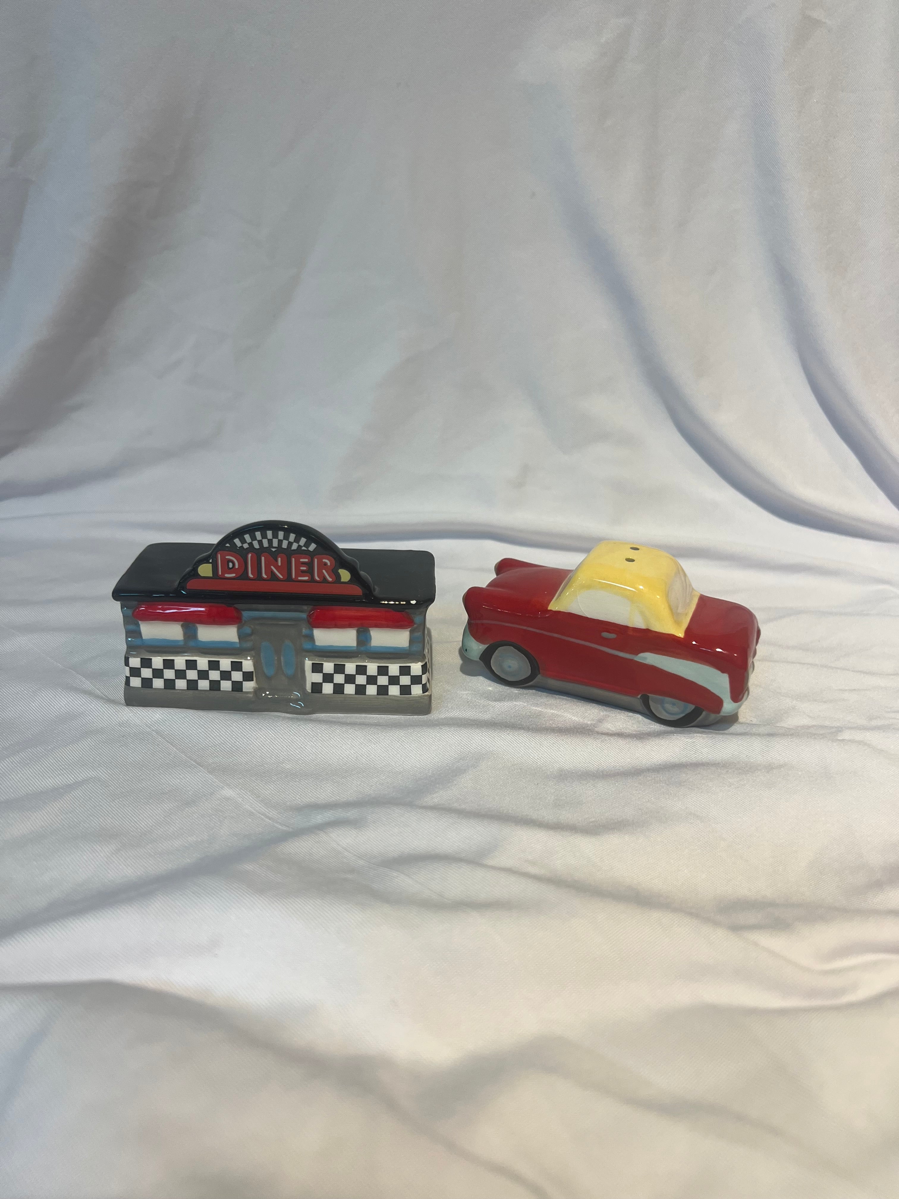 Diner Themed Salt and Pepper Shaker Set