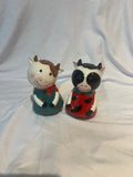Cow Salt and Pepper Shakers