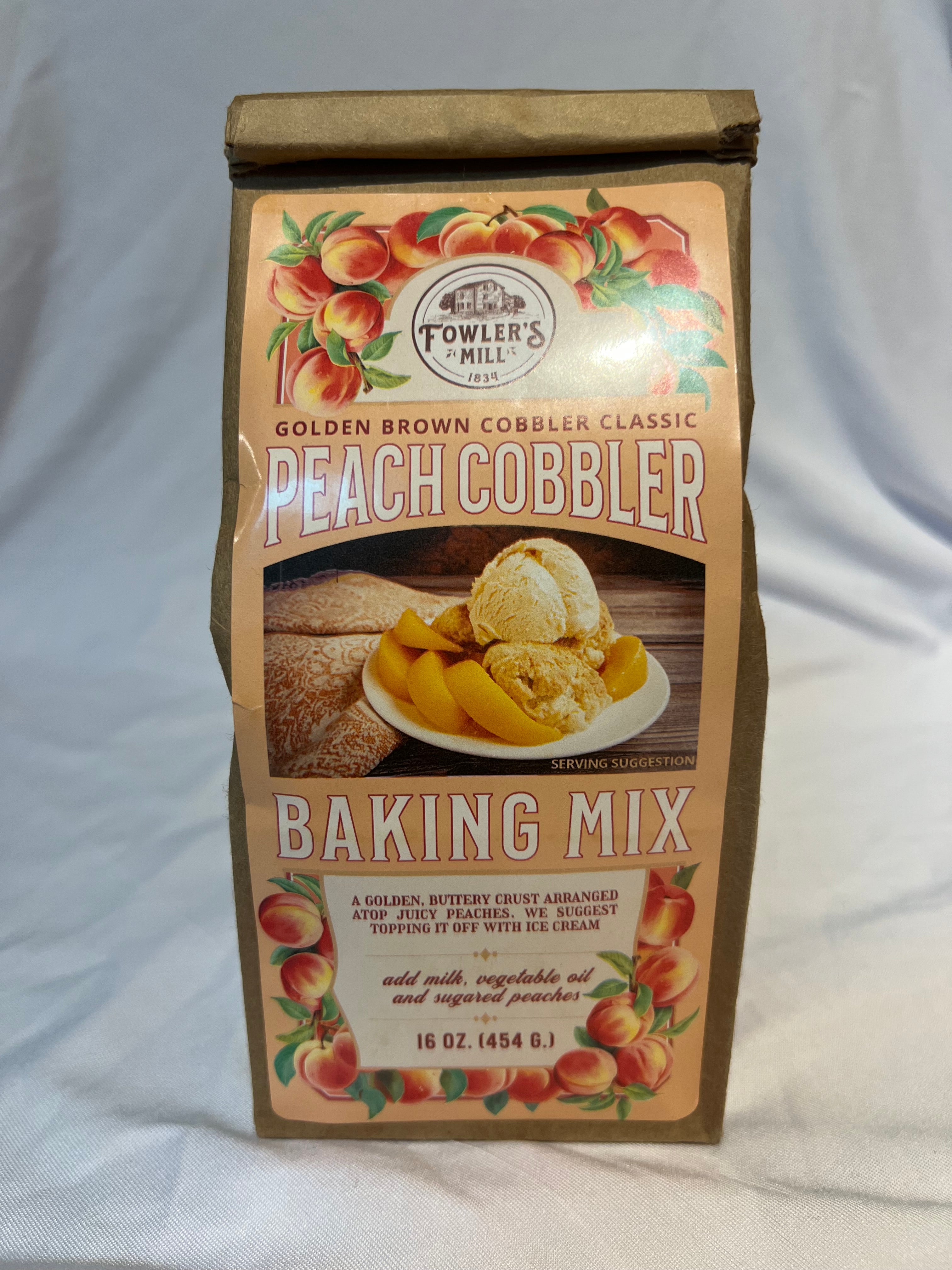 Peach Cobbler Baking Mix