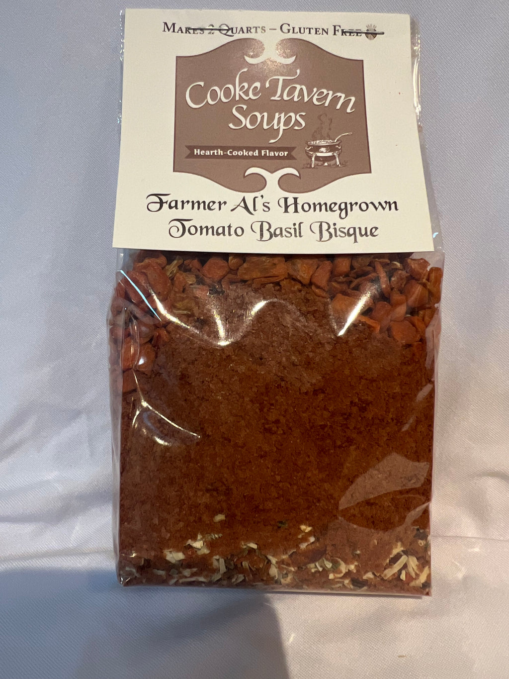Cooke Tavern Soups – Farmer Al’s Homegrown Tomato Basil Bisque Mix