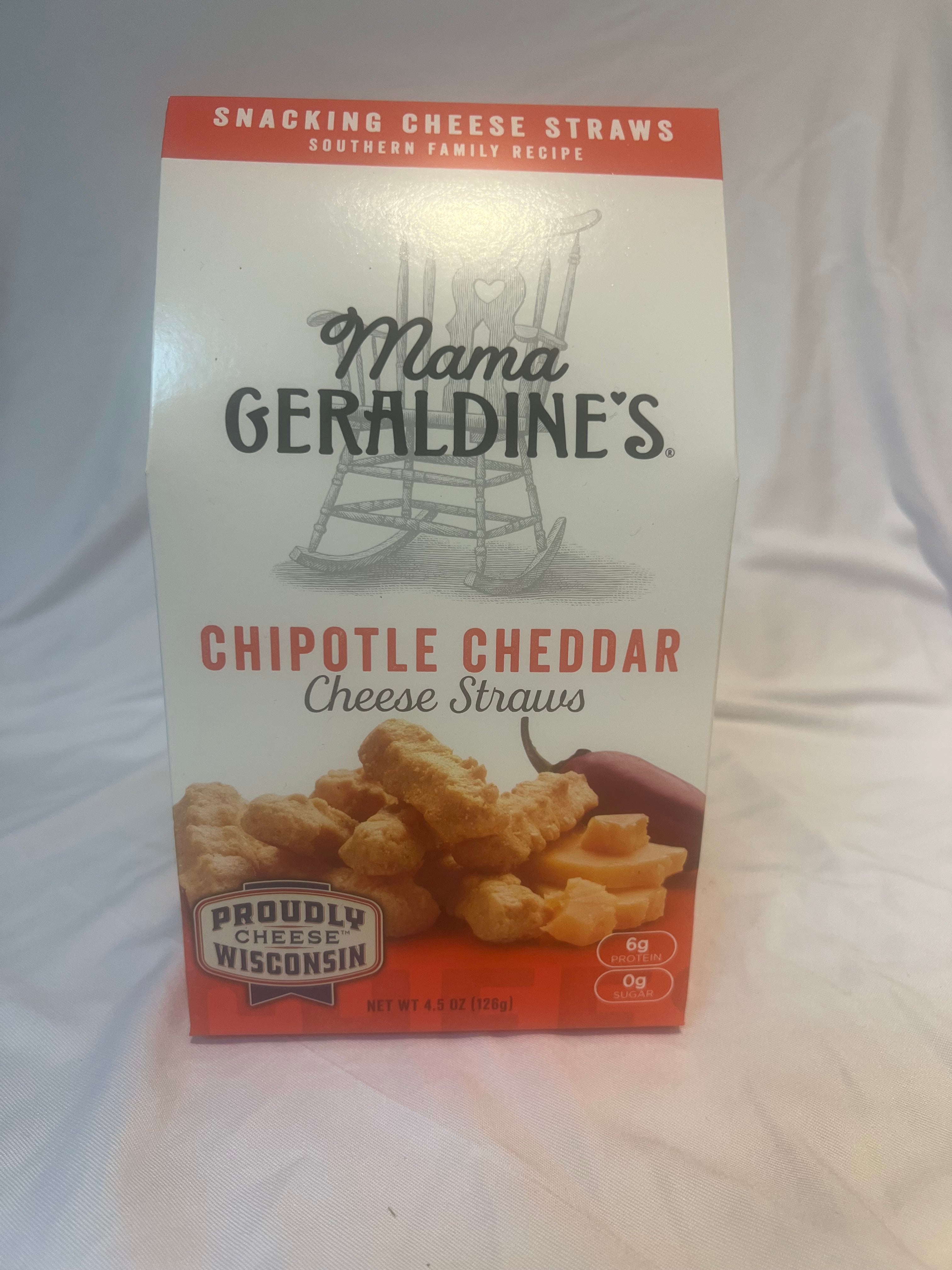 Mama Geraldine’s – Chipotle Cheddar Cheese Straws