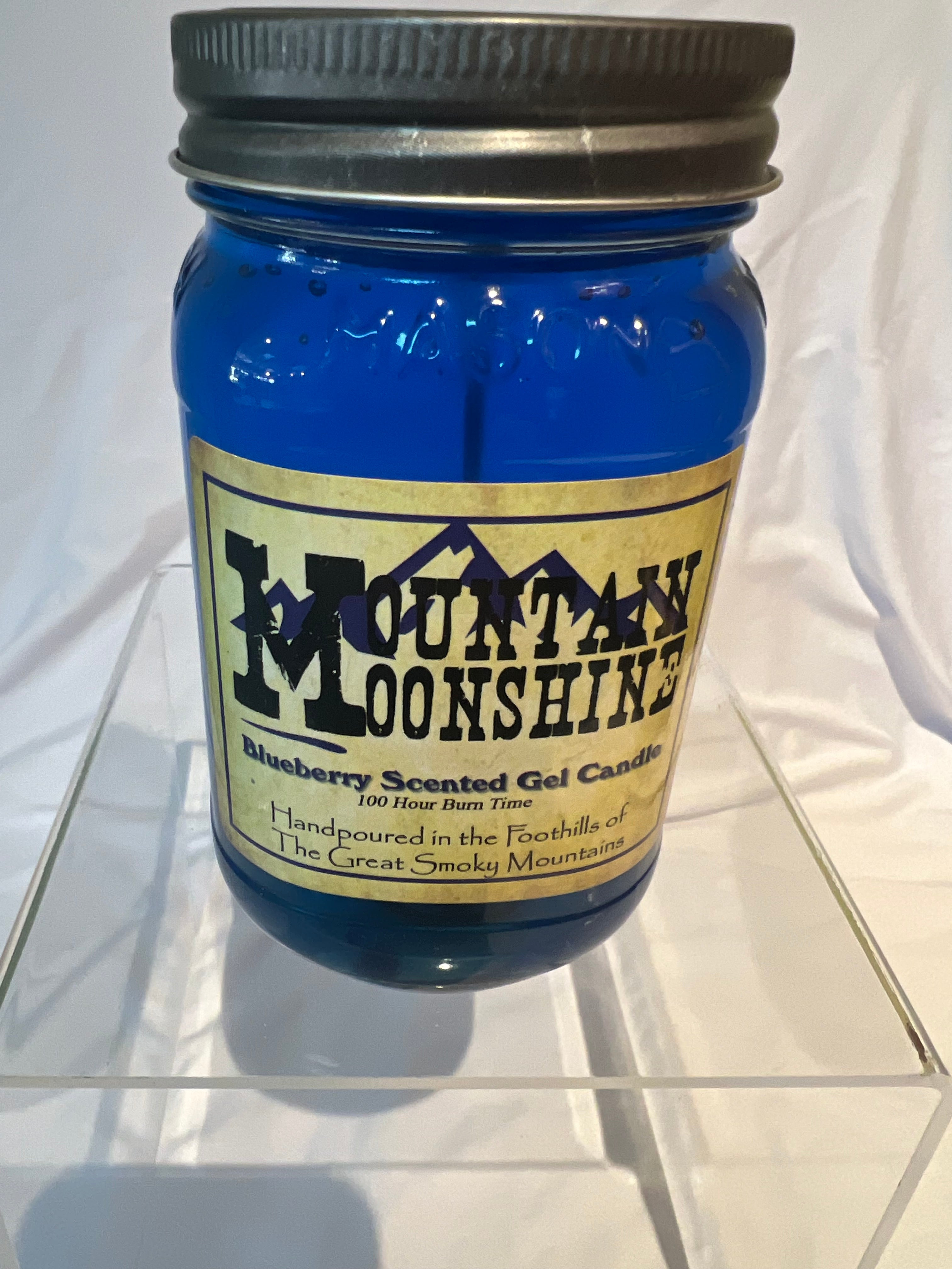 Mountain Moonshine – Blueberry Scented Gel Candle
