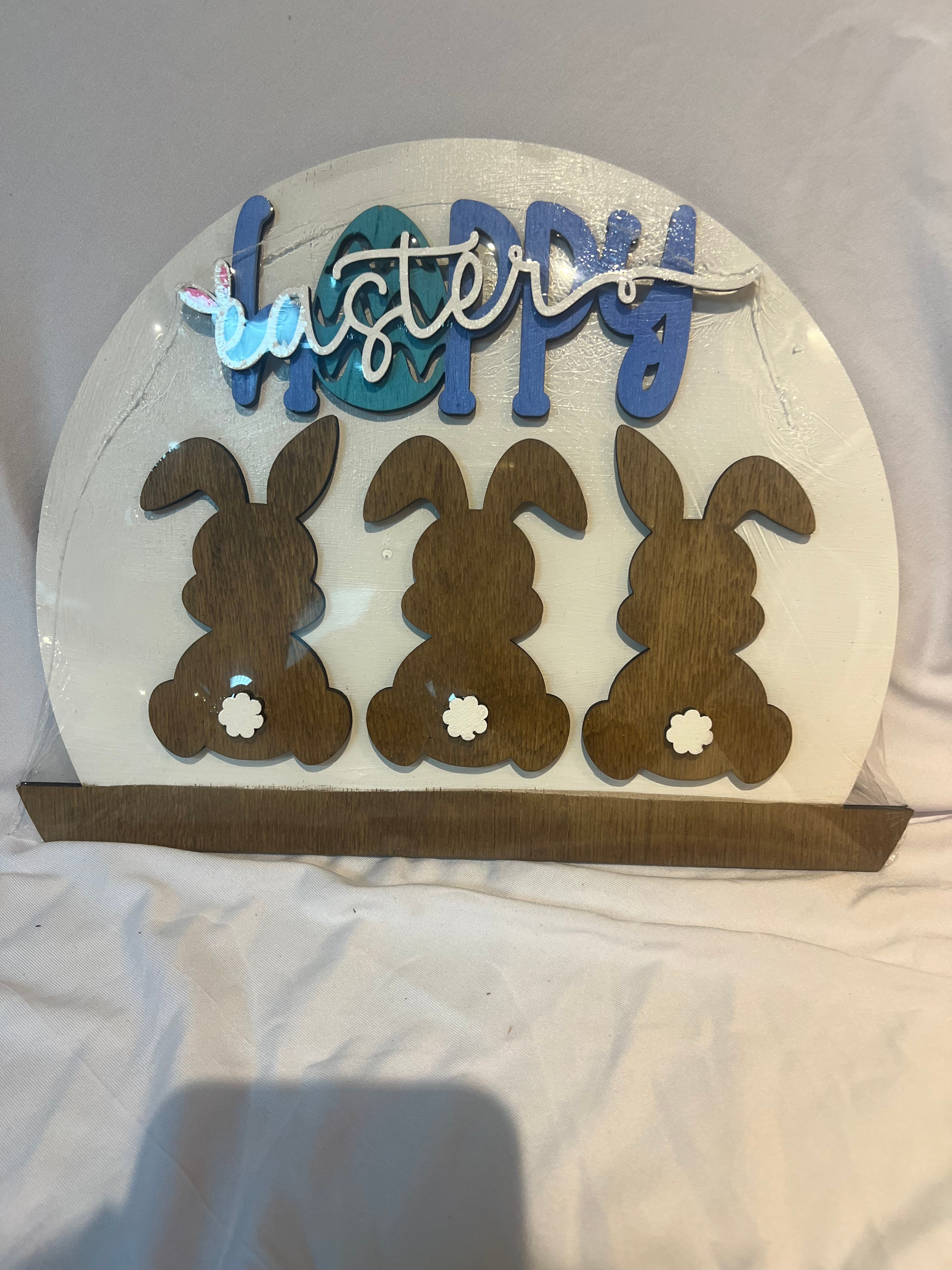 "Hoppy Easter" Welcome Sign Insert