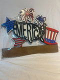 "America" Welcome Sign Insert