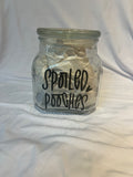 "Spoiled Poches" Treat Jar