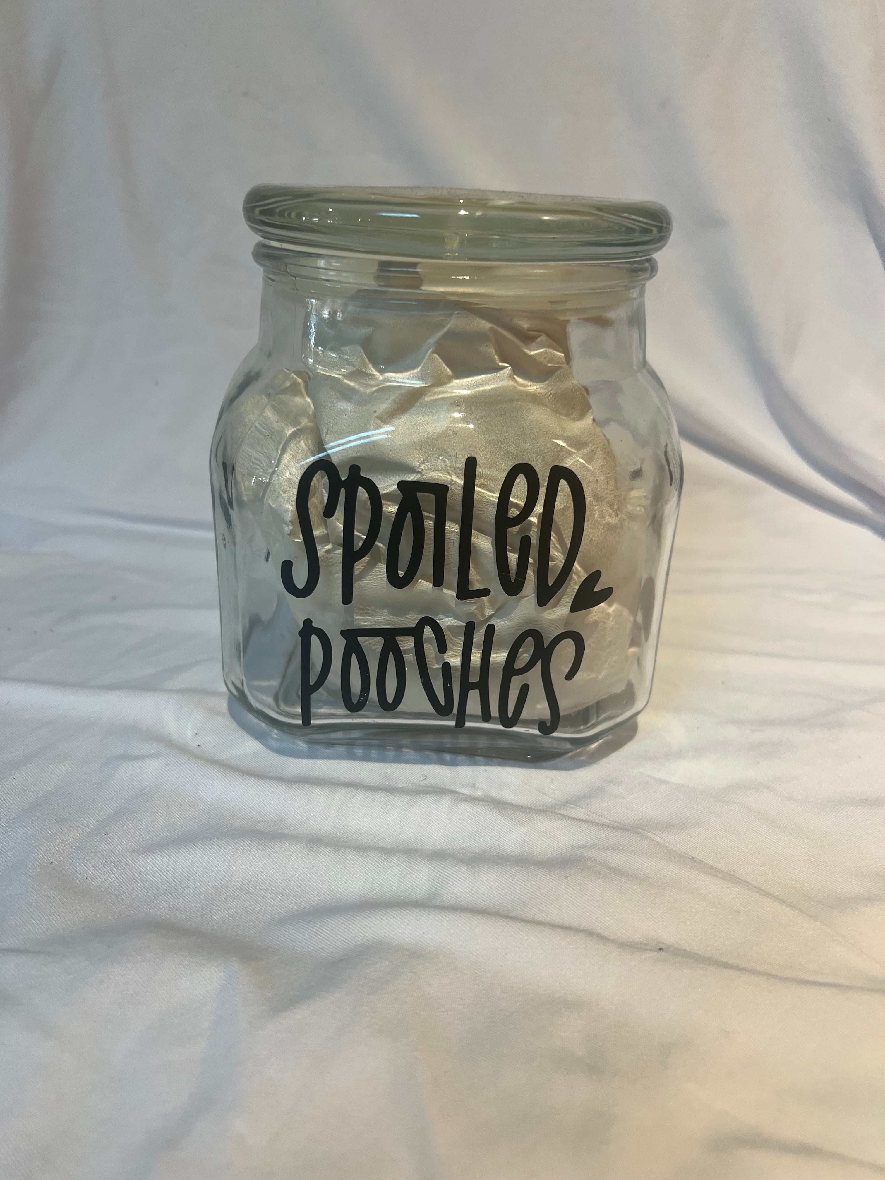 "Spoiled Poches" Treat Jar
