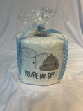 “Your My BFF “ Funny Embroidered Toilet Paper