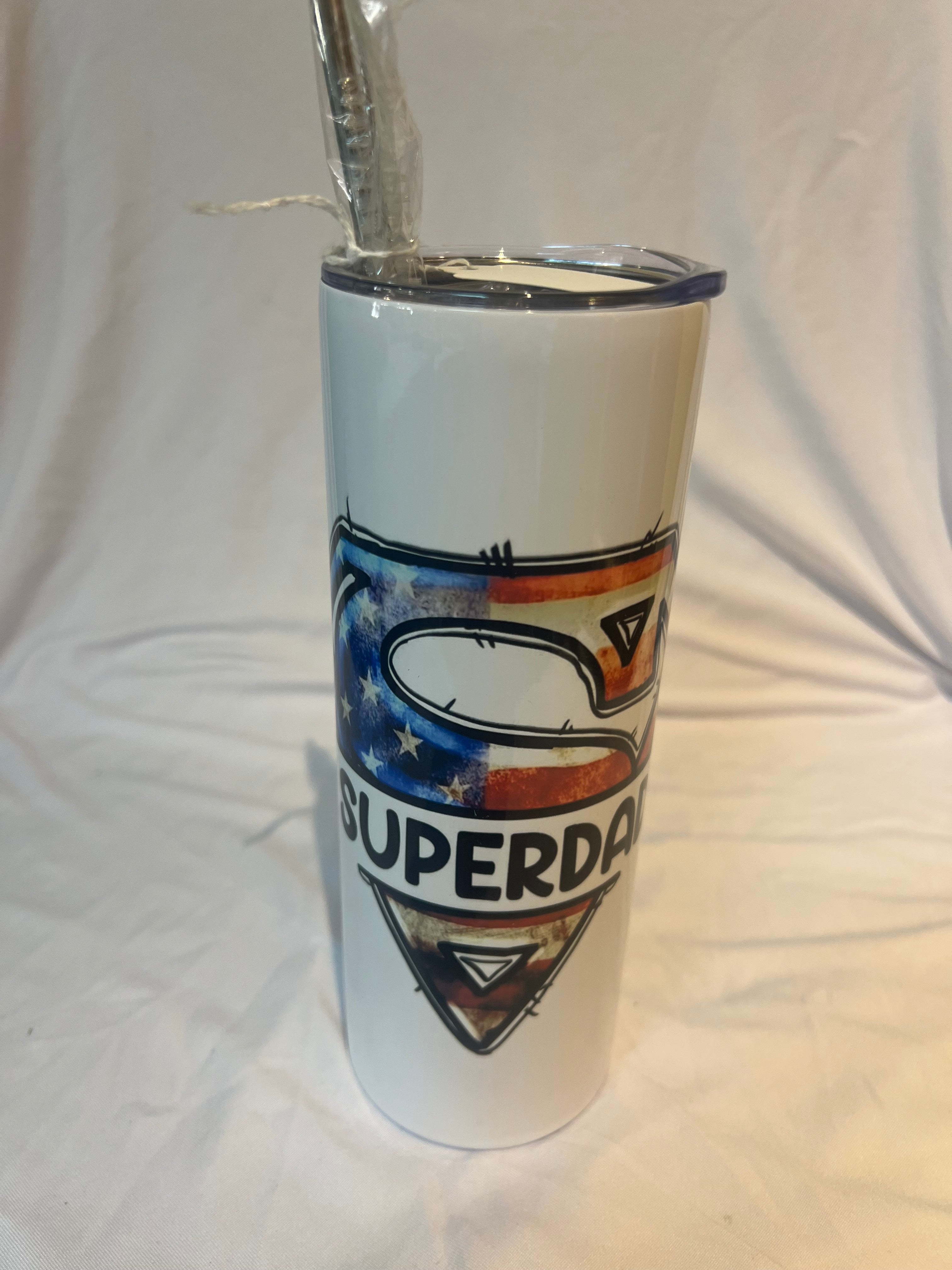" Super dad  ” Tumbler