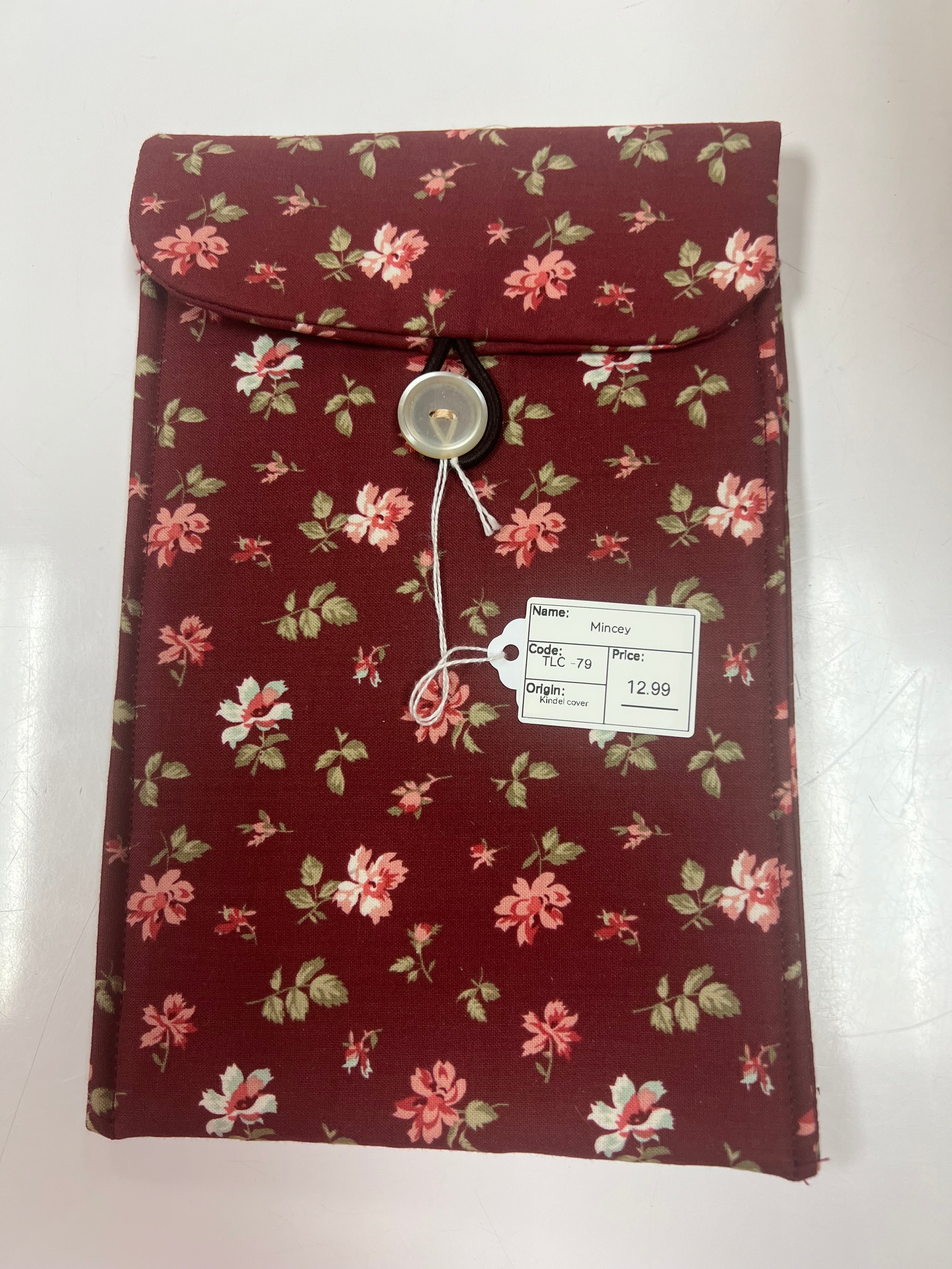 Burgundy FlowersKindle Cover