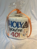 “Holy You’re …” Funny Embroidered Toilet Paper