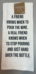 A Real Friend Kitchen Towel