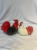Rooster and Hen Salt and Pepper Shaker Set